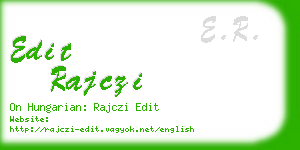 edit rajczi business card